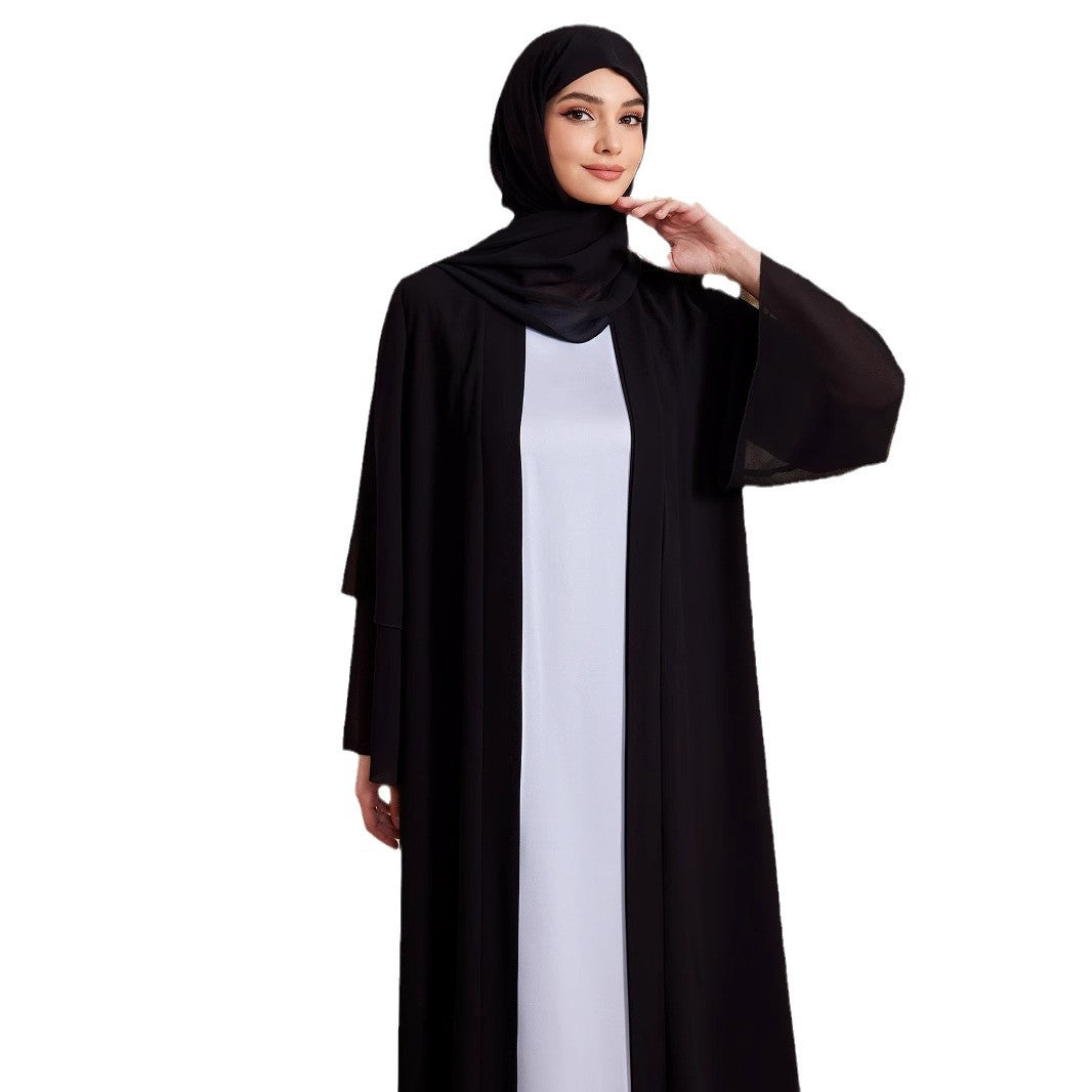 Breathable women's cardigan robe