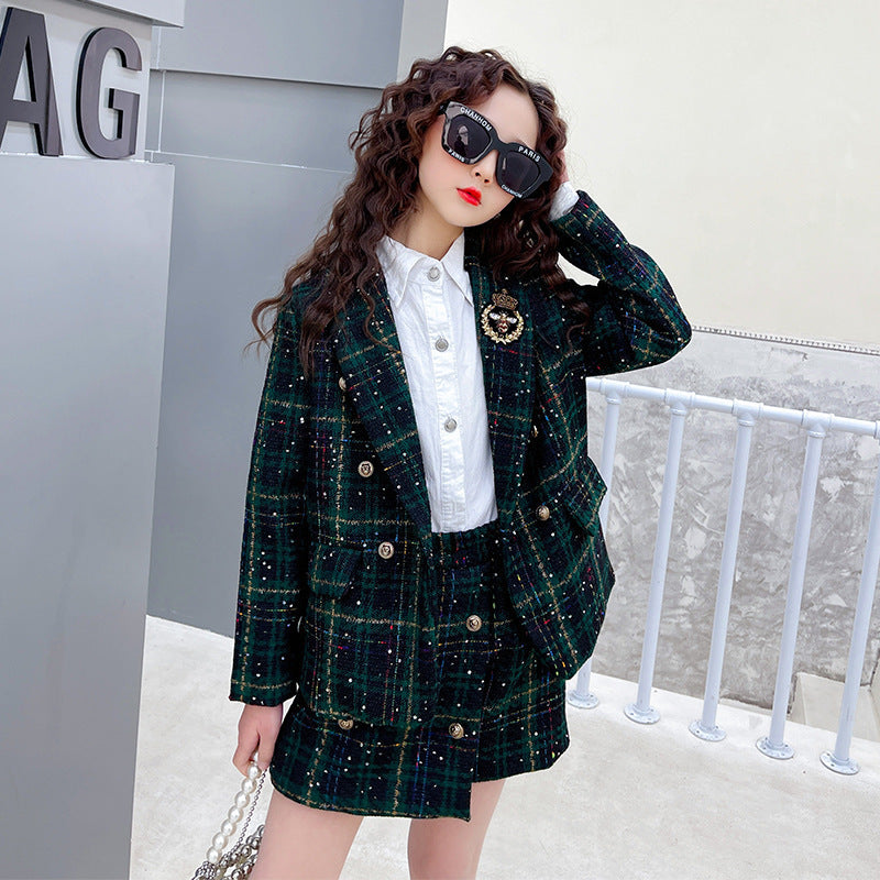 Childrens School Style Blazer and Shorts