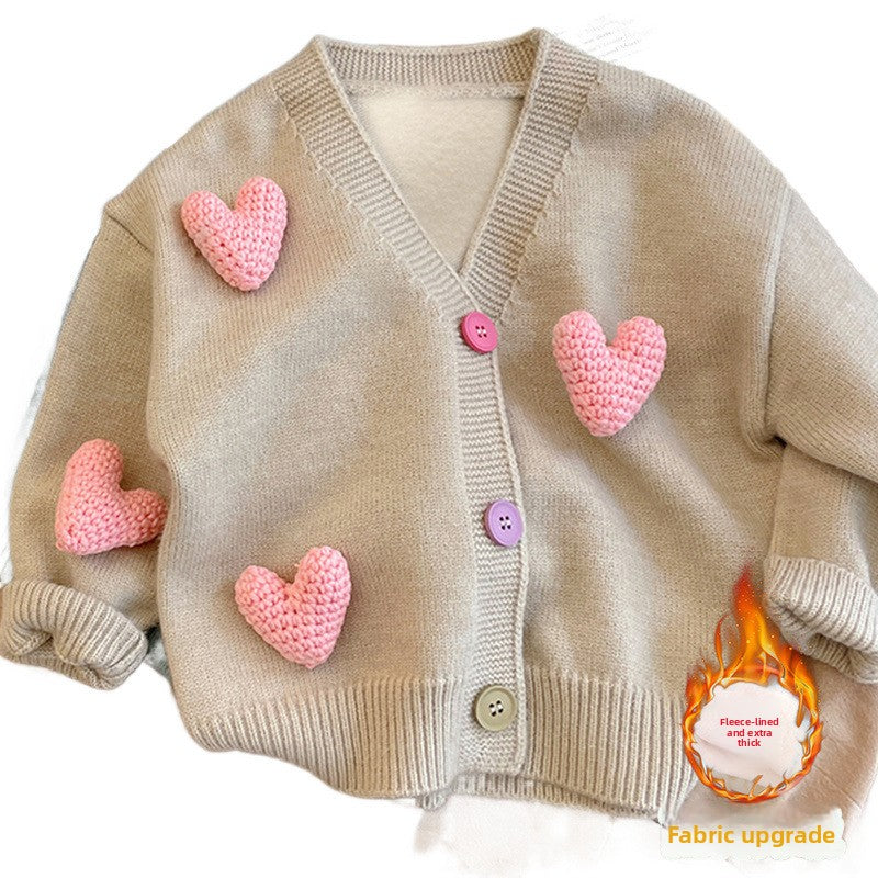 Girls' Knitted Cardigan