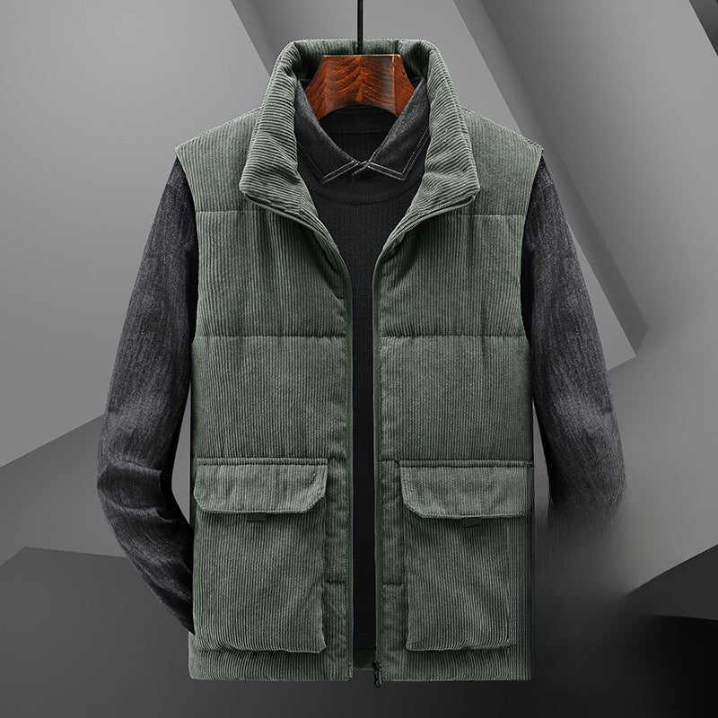 Men's corduroy vest