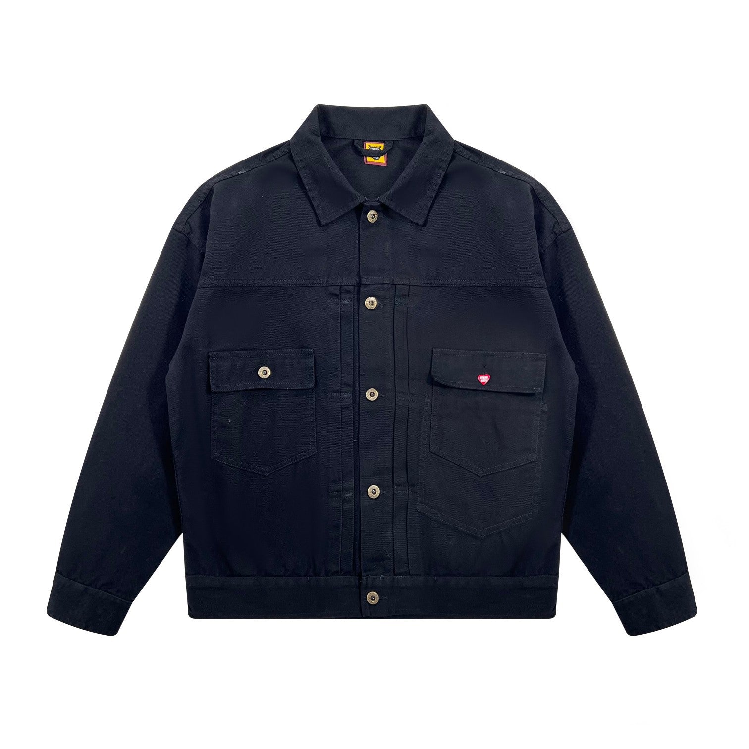 Embroidered Loose Fit Denim Jacket