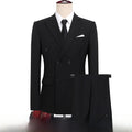 Double-Breasted Slim Fit Mens Suit