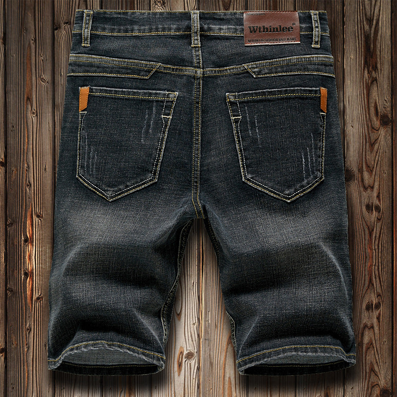 Men's denim shorts