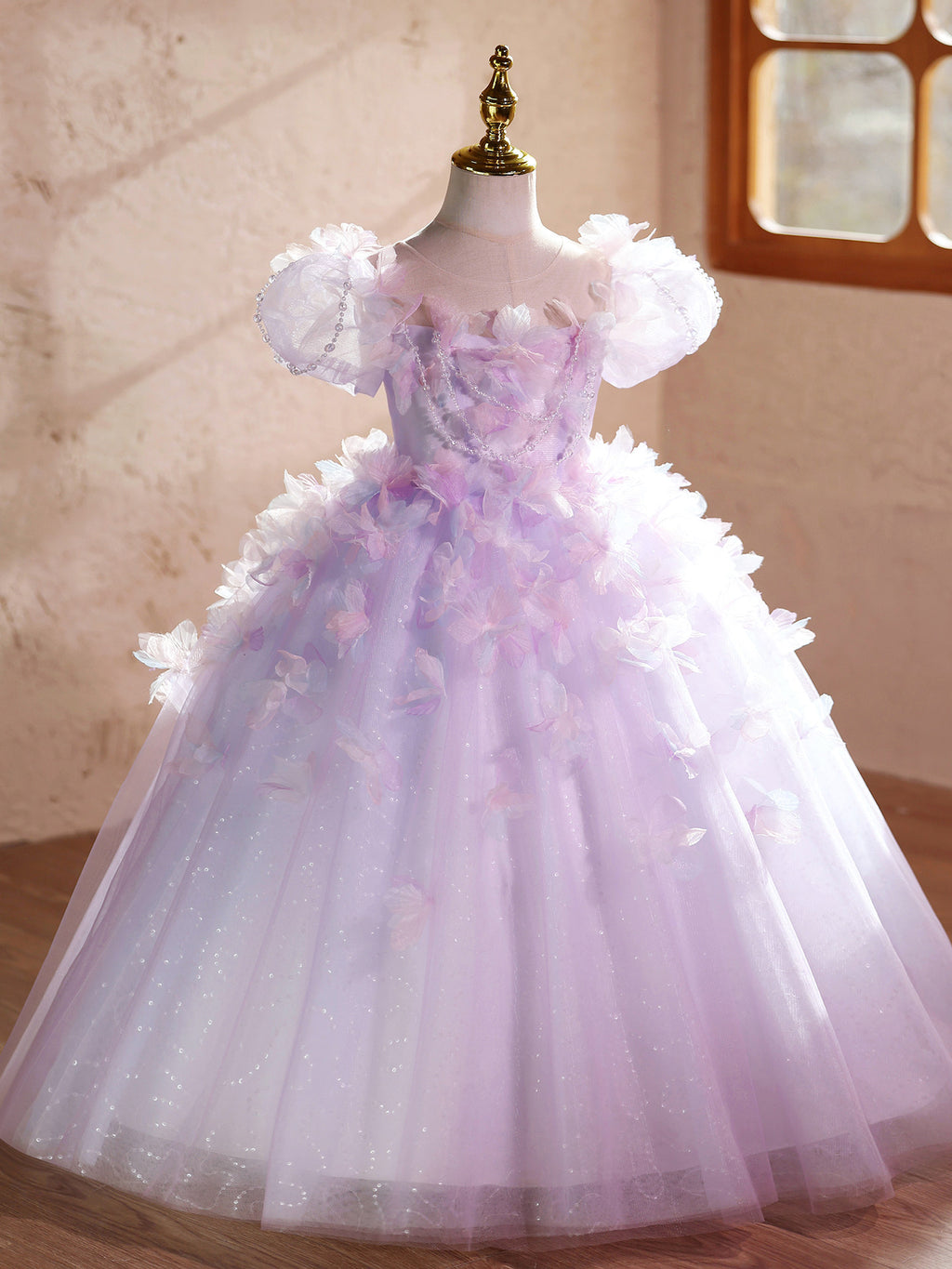 Girl's Elegant Princess Performance Dress