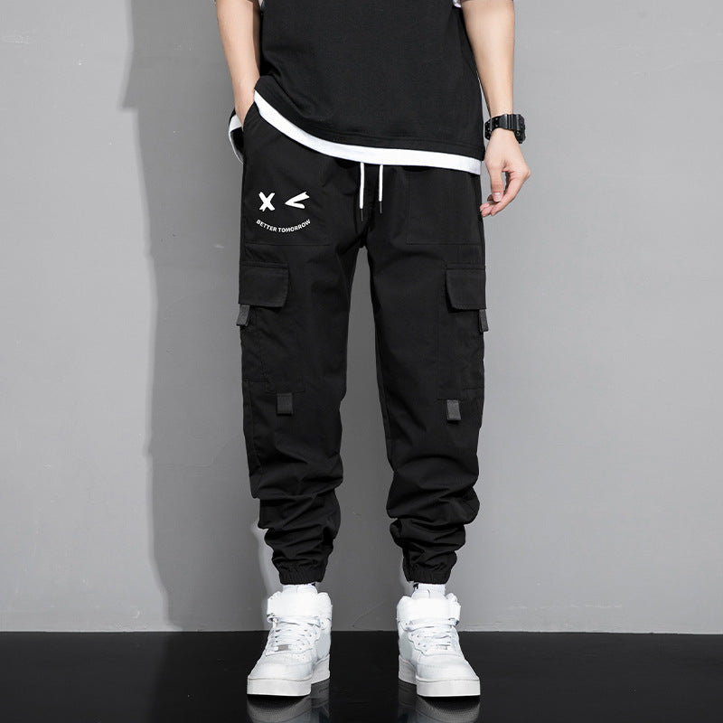 Loose-fitting casual work trousers