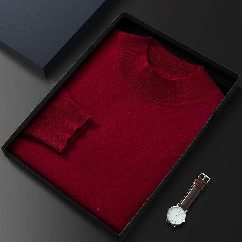 Men's Half-Turtleneck Cashmere Sweater