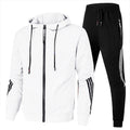 Men's Fleece-Lined Hooded Sweatshirt and Pants Set