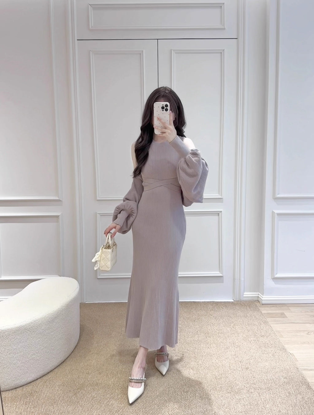 Knitted Dress Set
