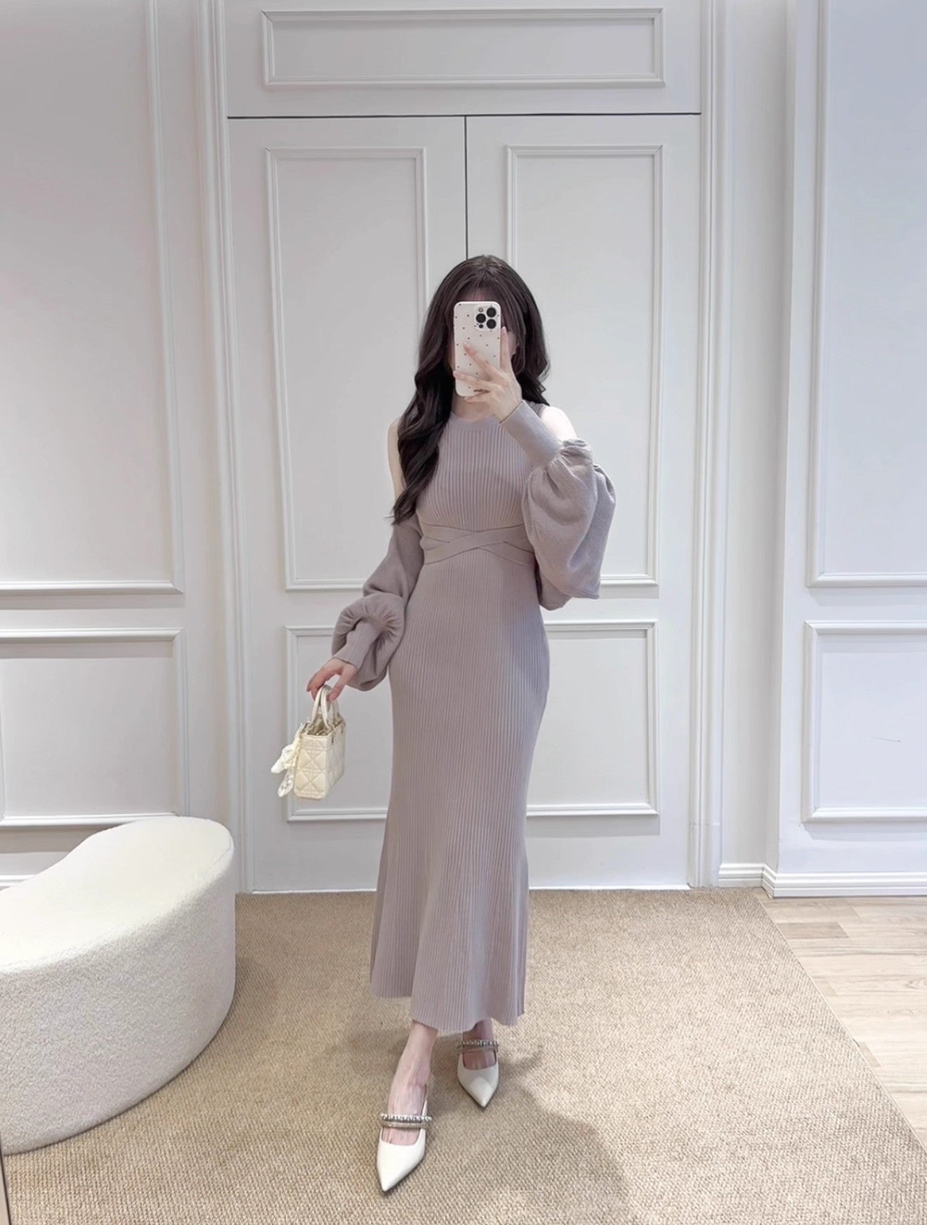 Knitted Dress Set