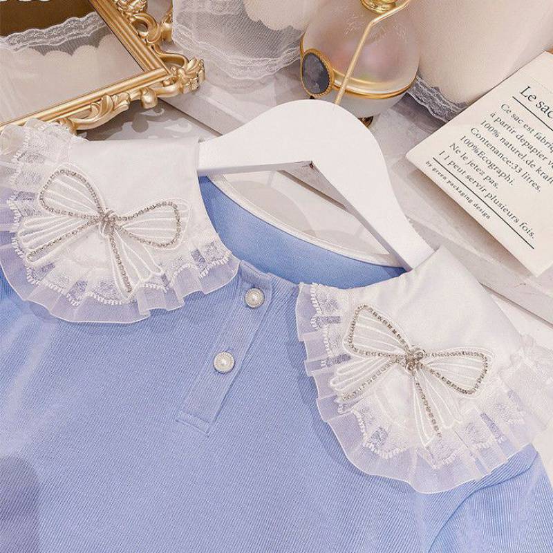 Girls' Sweatshirt and Pleated Skirt