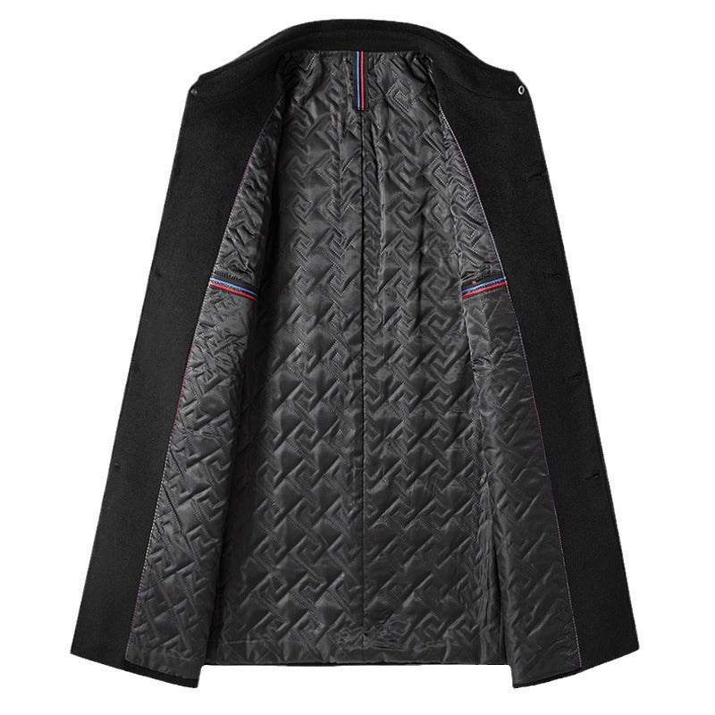 Men's Slim Fit Wool Blend Overcoat