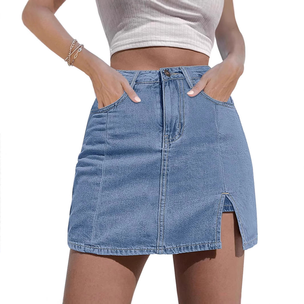 Women's Slimming Denim Skirt