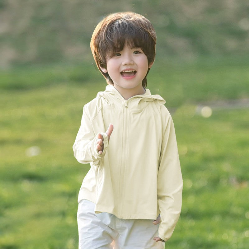 Children's Lightweight UV Protection Hooded Jacket