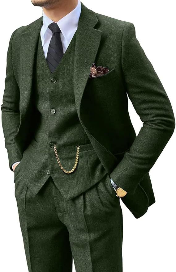 Men's Suit Three-Piece Set
