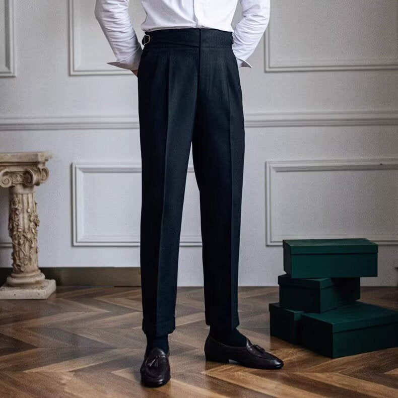 High Waist Straight Leg Business Casual Trousers