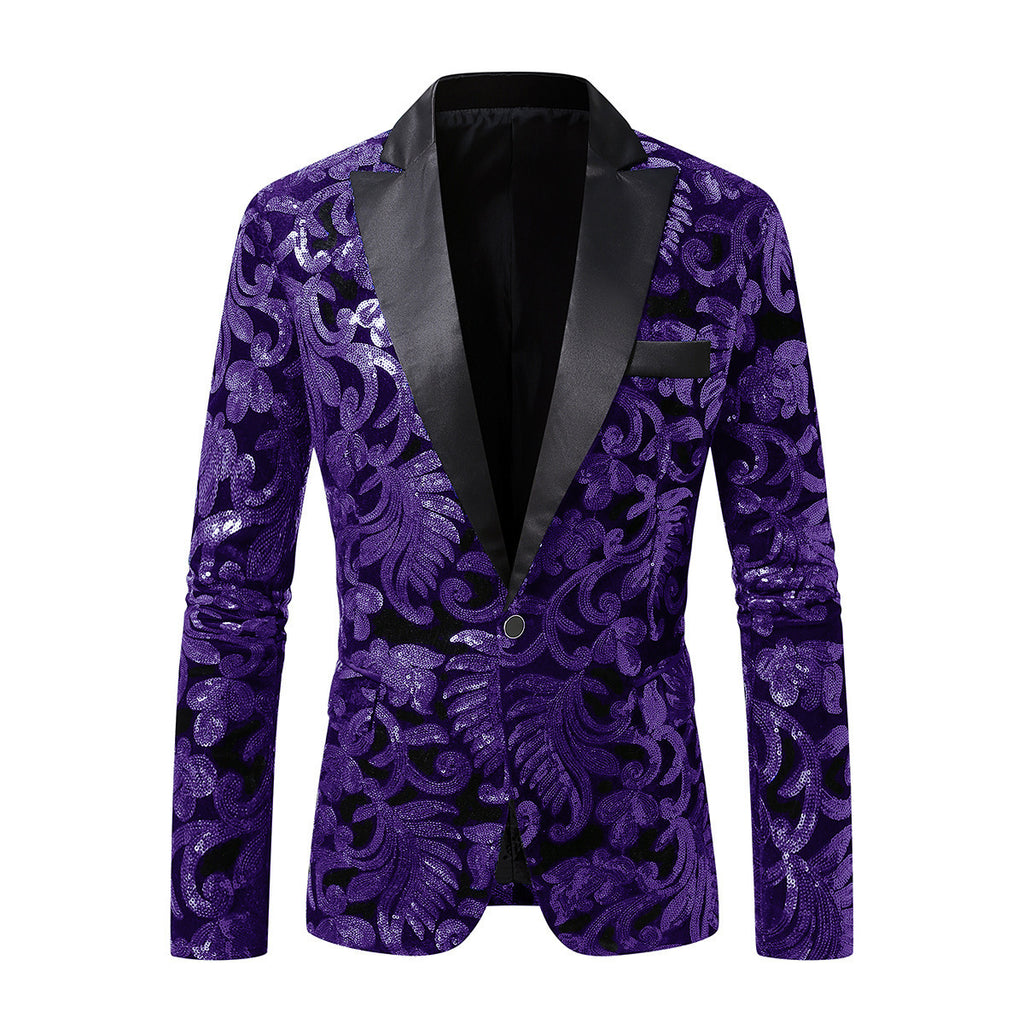 Men's Sequin Performance Suit Jacket
