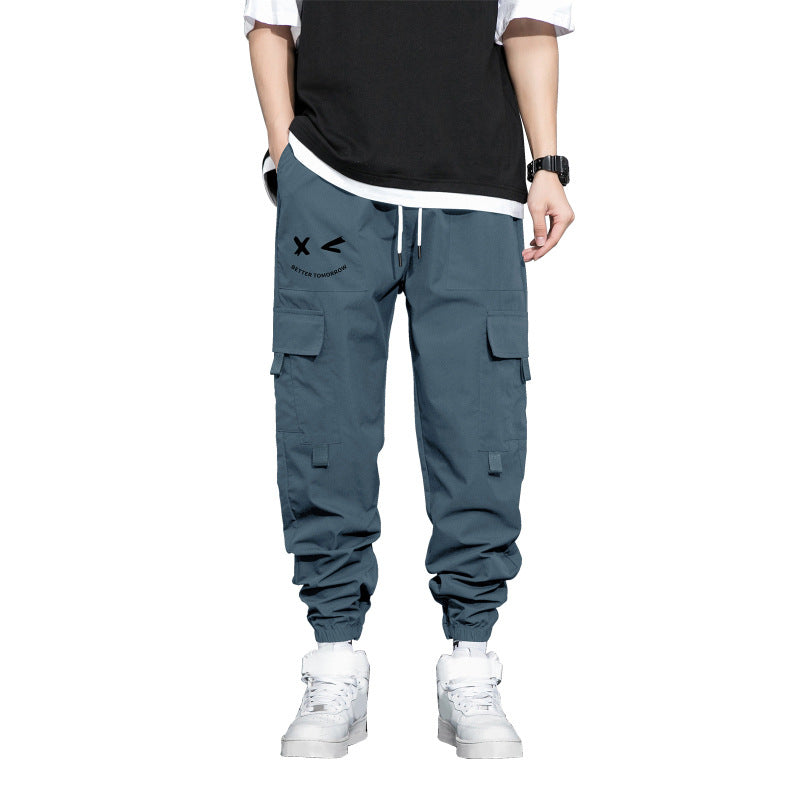 Loose-fitting casual work trousers