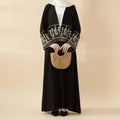 Women's Embroidered Long Robe Dress