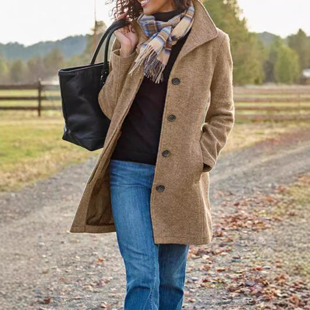 Retro Women's Woolen Coat