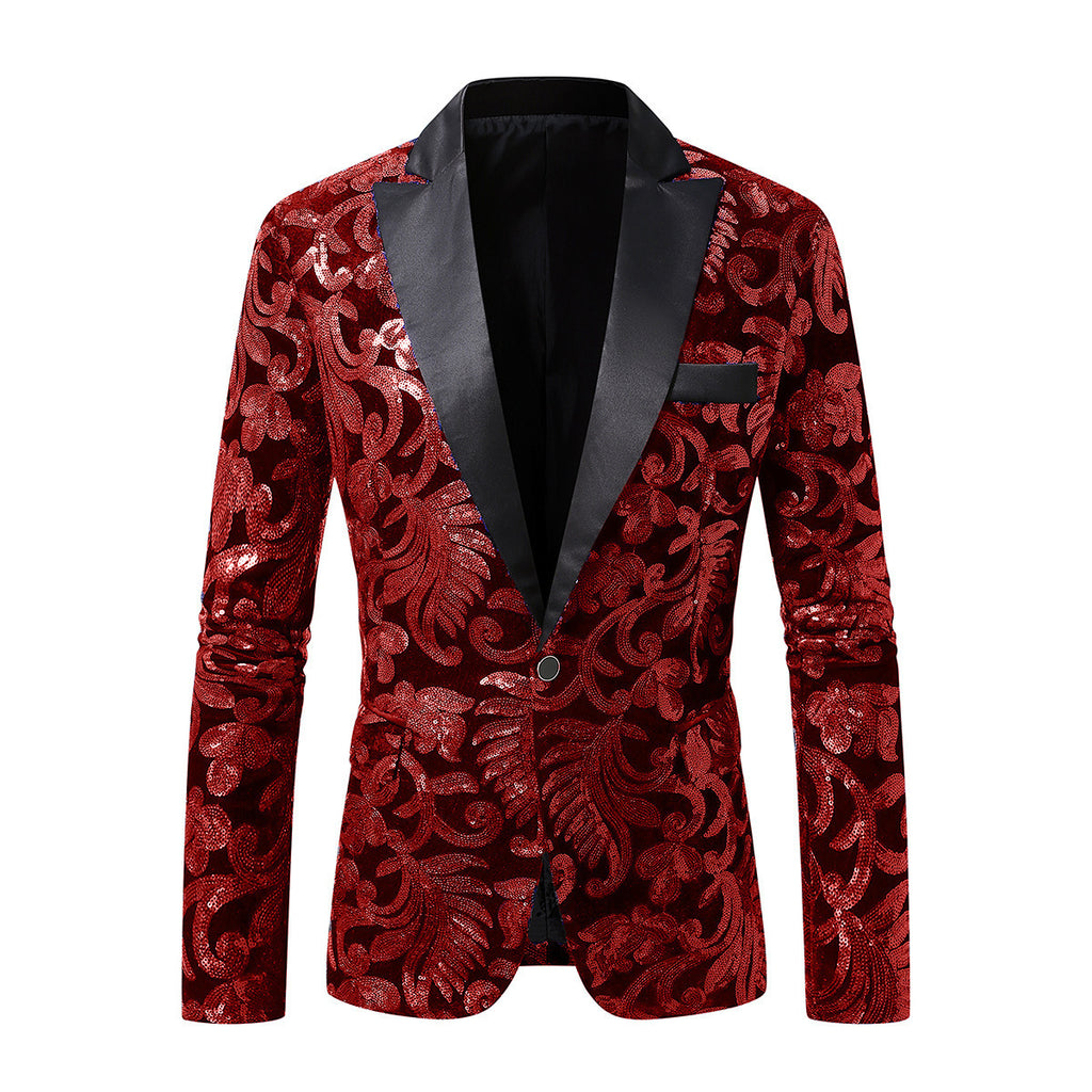 Men's Sequin Performance Suit Jacket