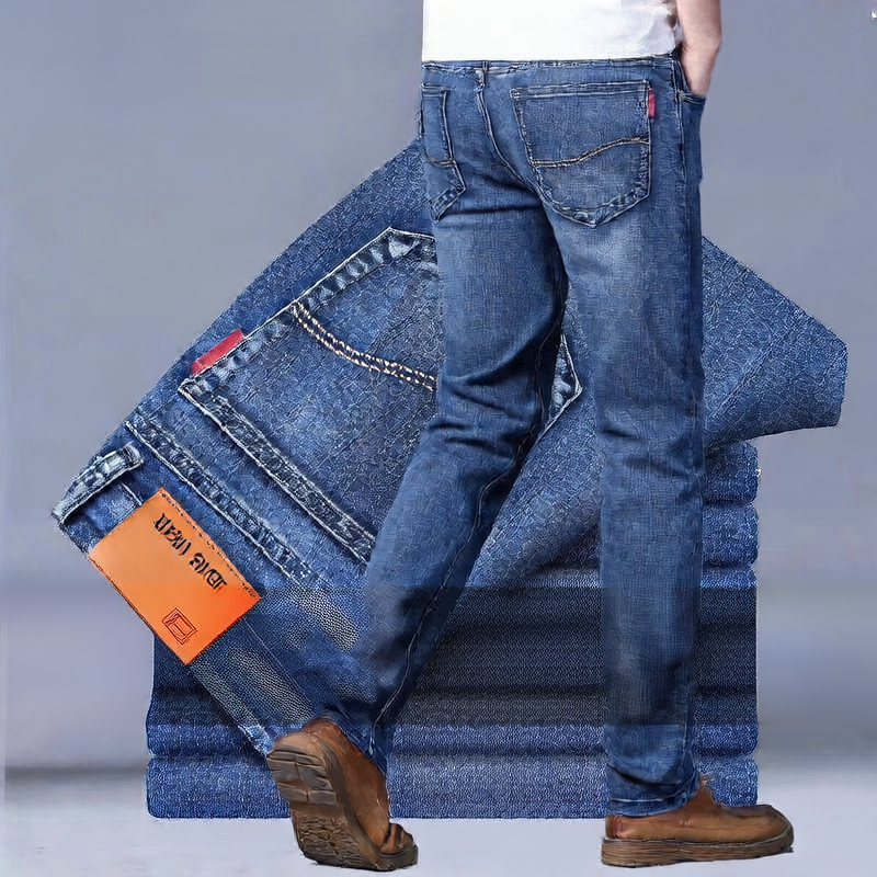 Men's straight-leg jeans