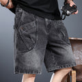 Men's Washed Denim Workwear Shorts