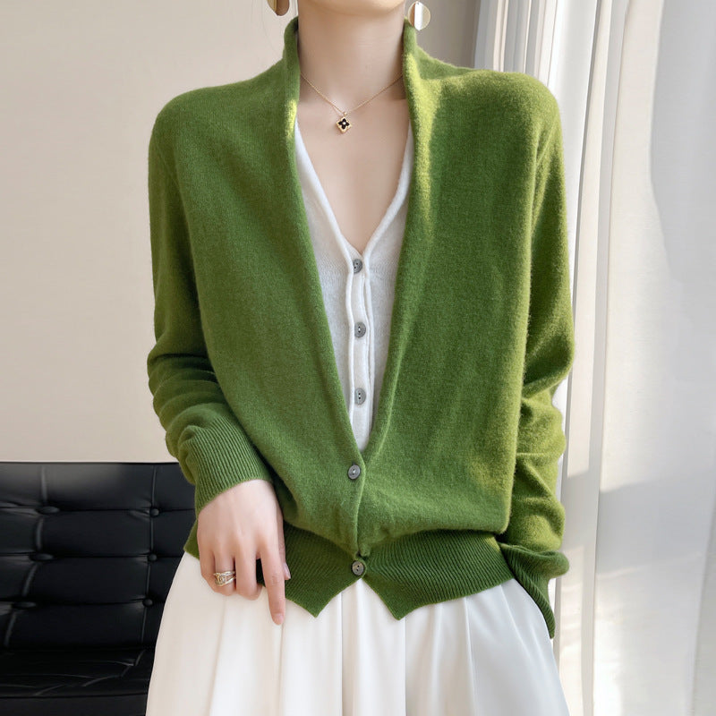 Two-piece sweater cardigan set