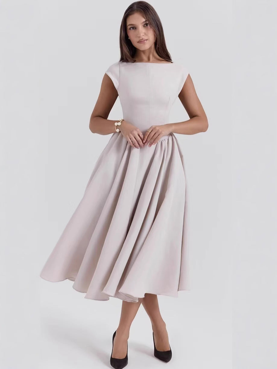 Round neck dress