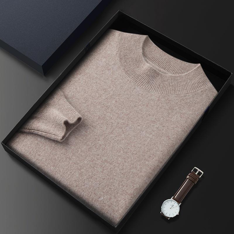 Men's Half-Turtleneck Cashmere Sweater