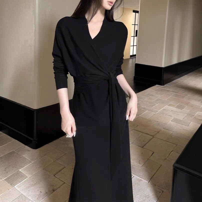 Womens Knitted Suit - Top and Skirt