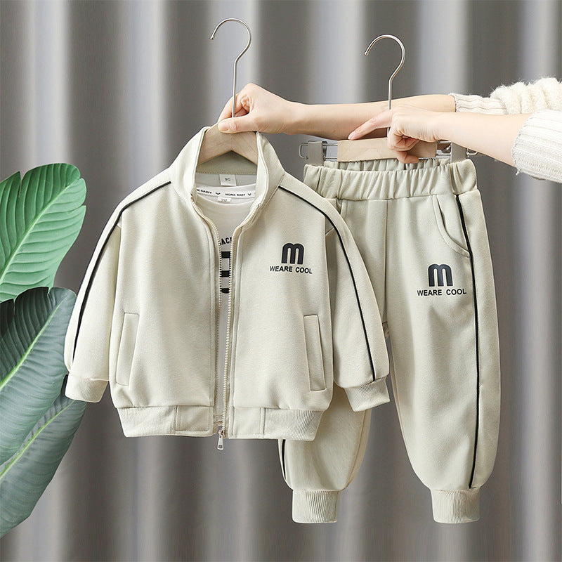 Boys' Cotton Sports Two-Piece Set