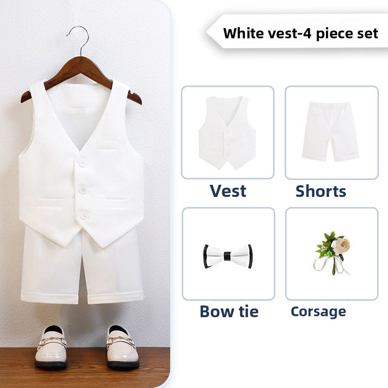 Boys' Formal Vest Suit Set
