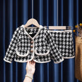 Girls' Chanel Style Two Piece Set