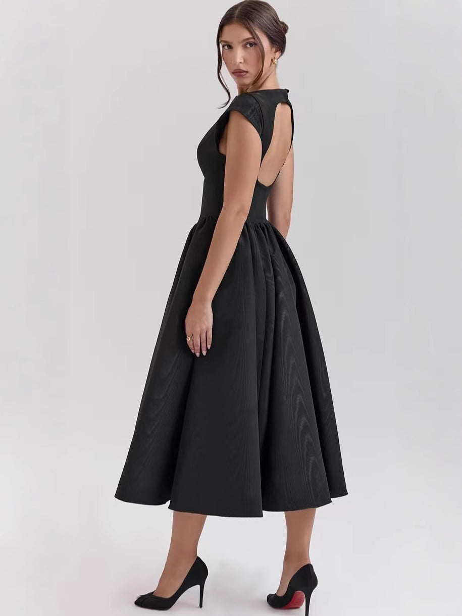 Round neck dress