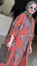 Loose plus-size dress robe - Cardigan Robe