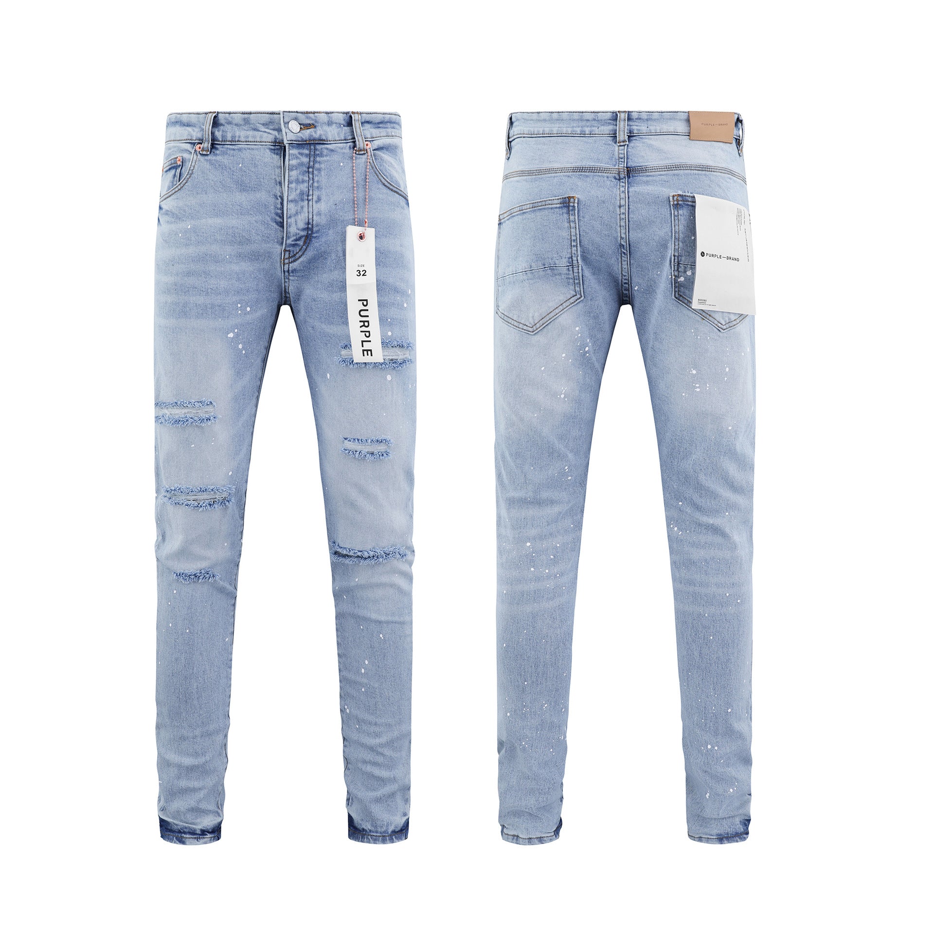 Retro distressed pants