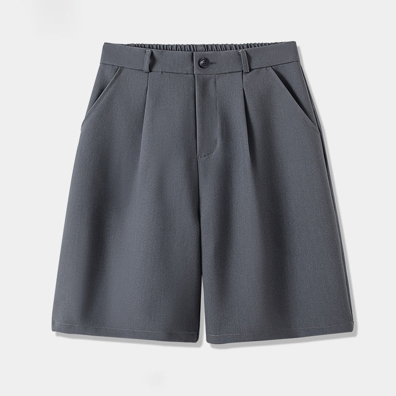 Men's Suit Shorts Comfortable Draped Trousers