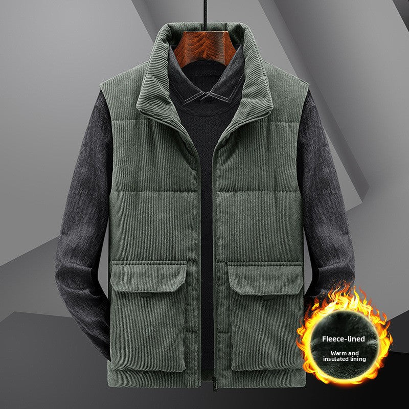 Men's corduroy vest