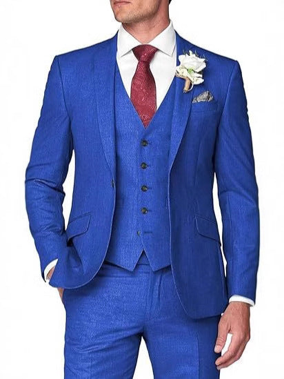 Men's Formal Three-Piece Suit