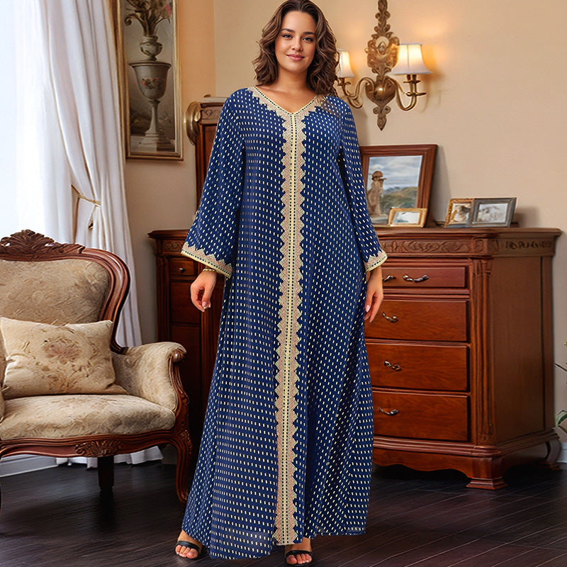 Long robe Muslim dress