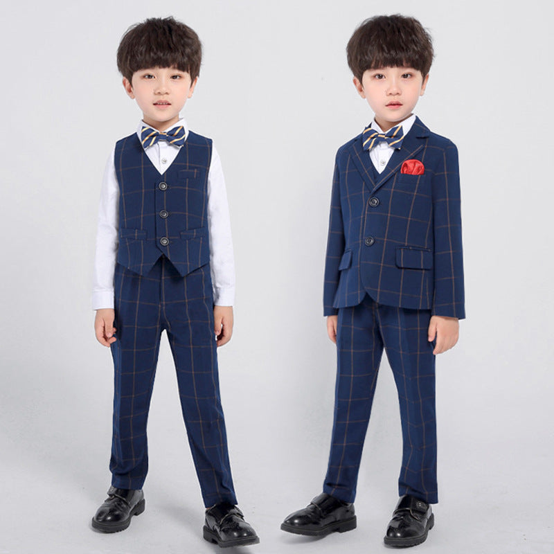Boys' Plaid Suit
