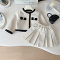 Children's Cardigan Jacket and Skirt Set