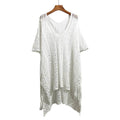 Women's Hollow Knit Sweater Sleeveless Pullover