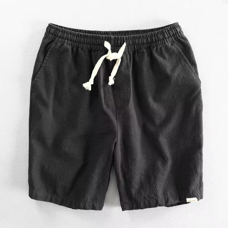 Summer lightweight linen shorts