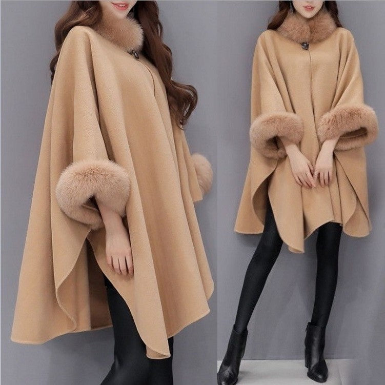 Mid-length woolen coat