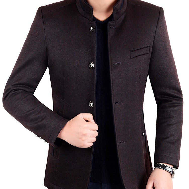 Men's business wool Coat