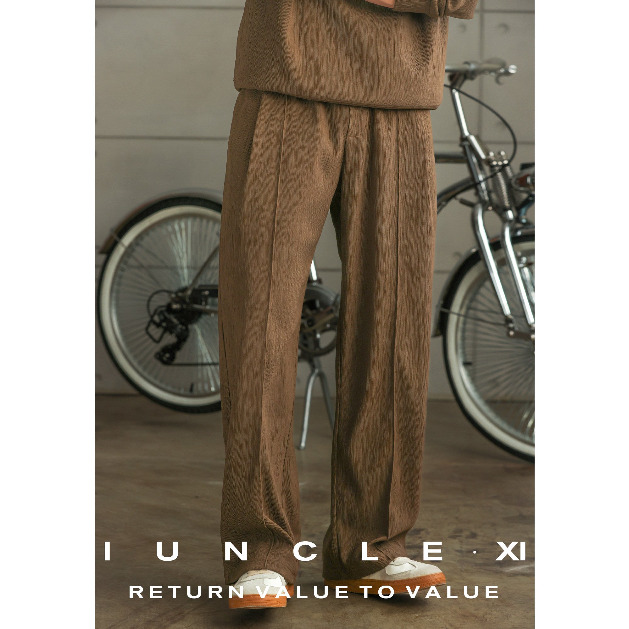 Men's Polo Long Sleeve Sports Suit - Polo Top and Pants