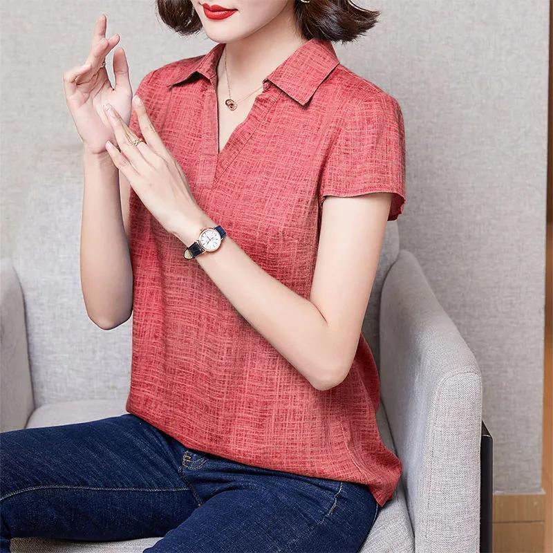 Cotton and linen shirt