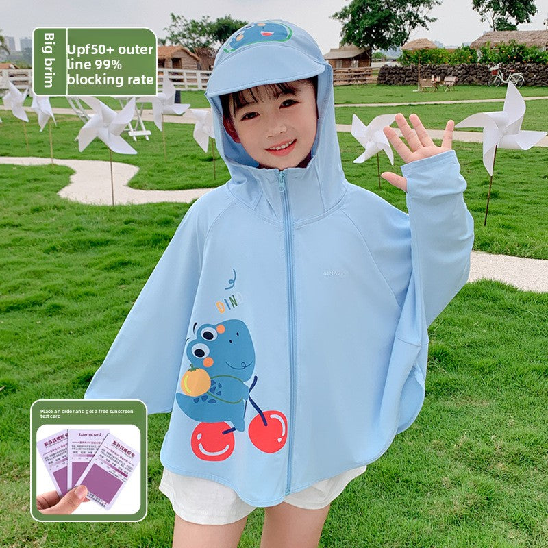 Children's Lightweight UV Protection Hooded Jacket