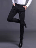 Men's casual stretch slim-fit skinny trousers